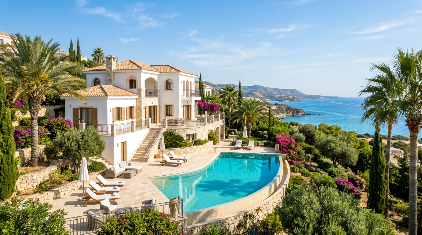 Дуплекс с видом на горы, Никосия — фото